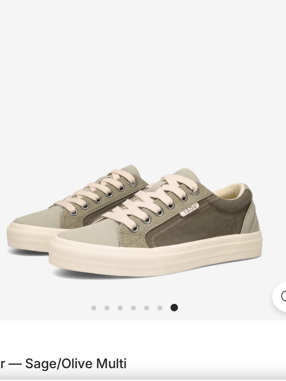 Taos Plim Soul Sage/Olive Sneakers Size 9